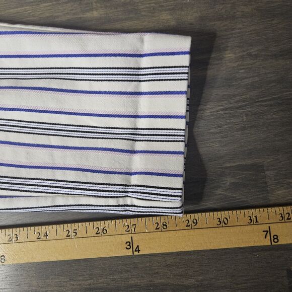 Scotch & Soda Pants The Lowry Mid-Rise Slim Fit Trousers Striped Sz 28/32 - Picture 3 of 8